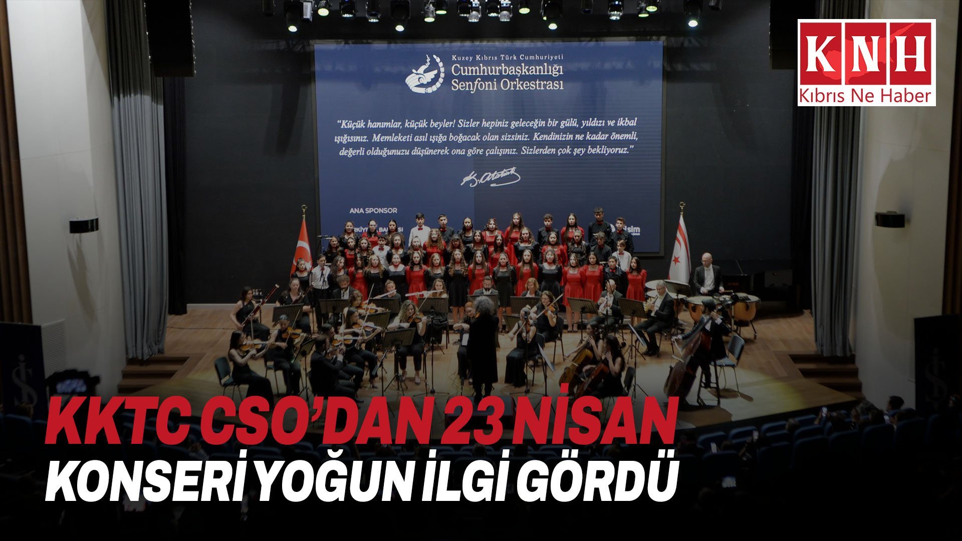 KKTC CSO’dan 23 Nisan Konseri yoğun ilgi gördü