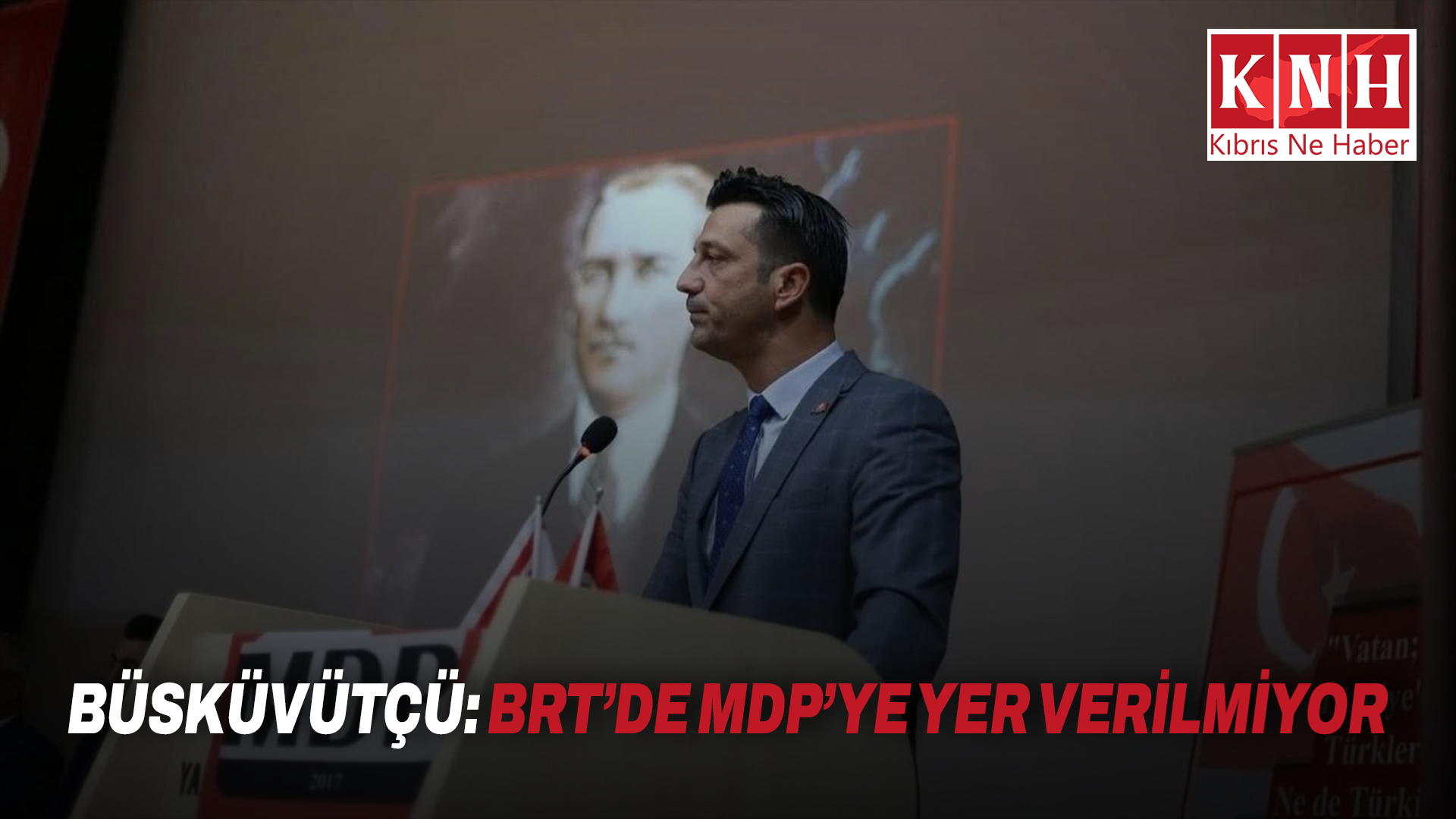 Büsküvütçü: BRT’de MDP’ye yer verilmiyor
