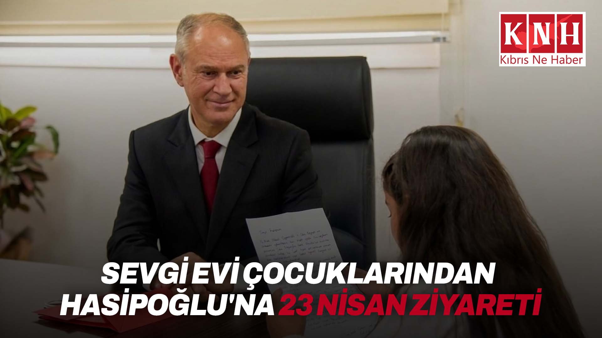 Sevgi Evi çocukları Çalışma ve Sosyal Güvenlik Bakanı Hasipoğlu’nu ziyaret etti