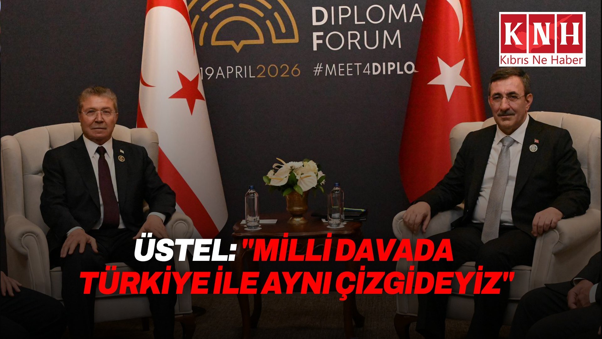 Başbakan Üstel, TC Cumhurbaşkanı Yardımcısı Yılmaz ile görüştü