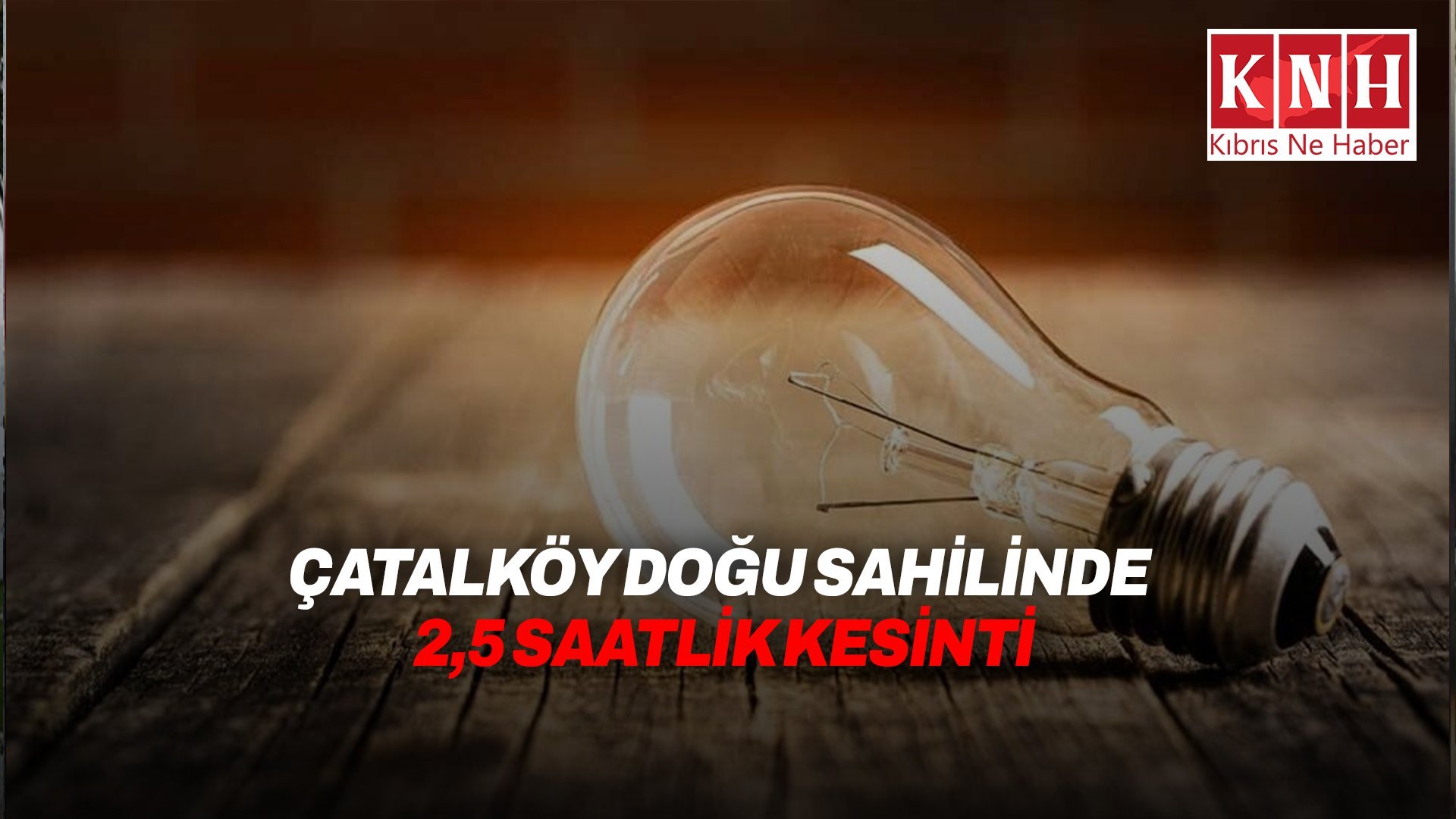 Çatalköy'de çarşamba gün bazı bölgelerde elektrik kesintisi...