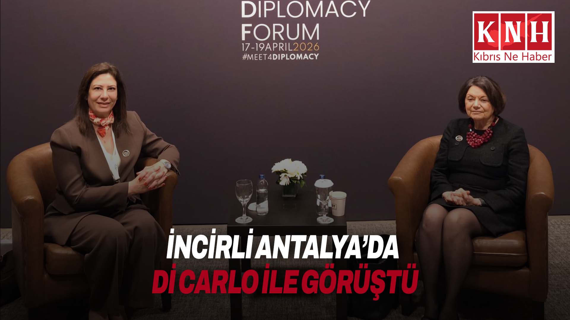 İncirli, BM yetkilisi Rosemary Di Carlo ile görüştü