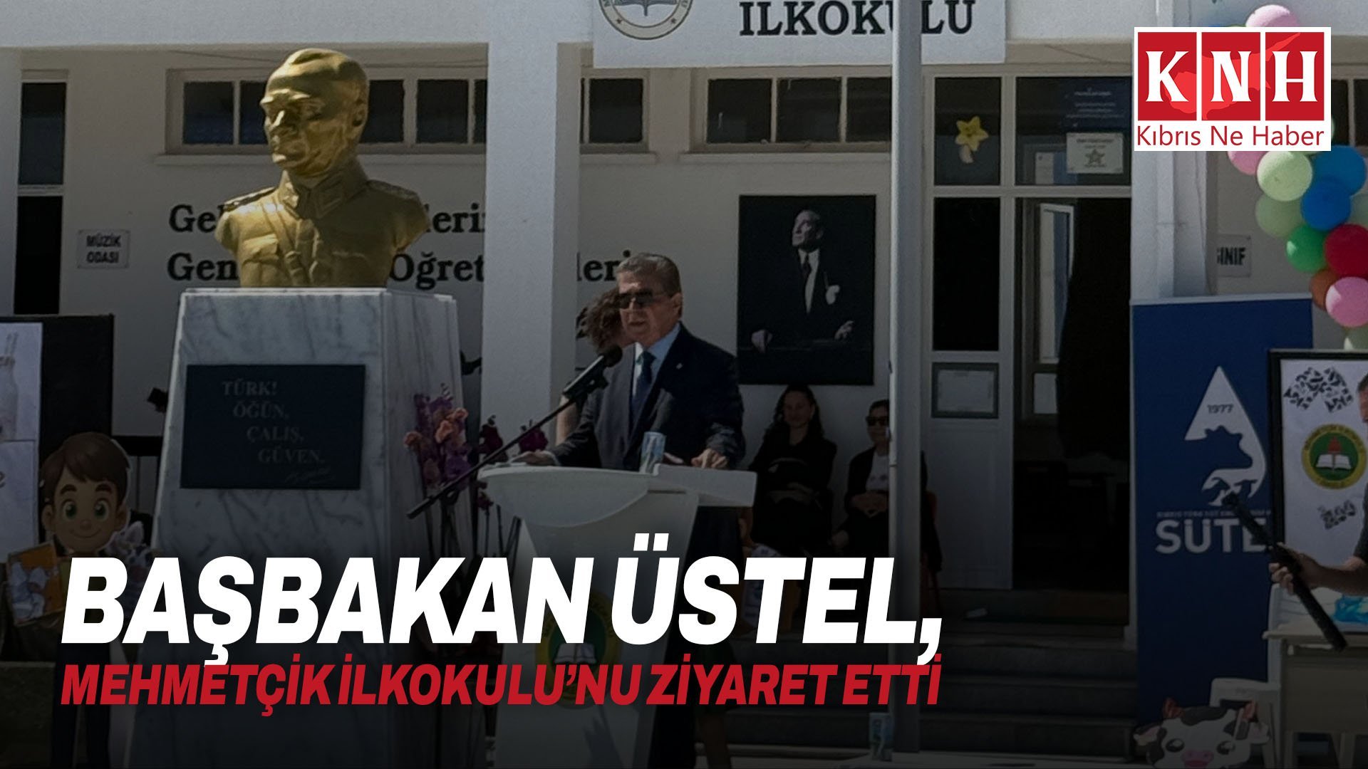 Başbakan Üstel, Mehmetçik İlkokulu’nu ziyaret etti