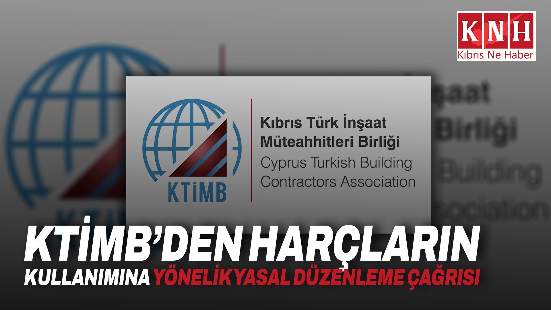 KTİMB’den harçların kullanımına yönelik yasal düzenleme çağrısı
