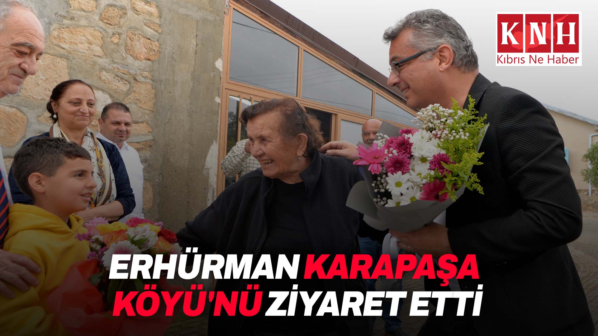 Cumhurbaşkanı Erhürman Karapaşa Köyü'nü ziyaret etti
