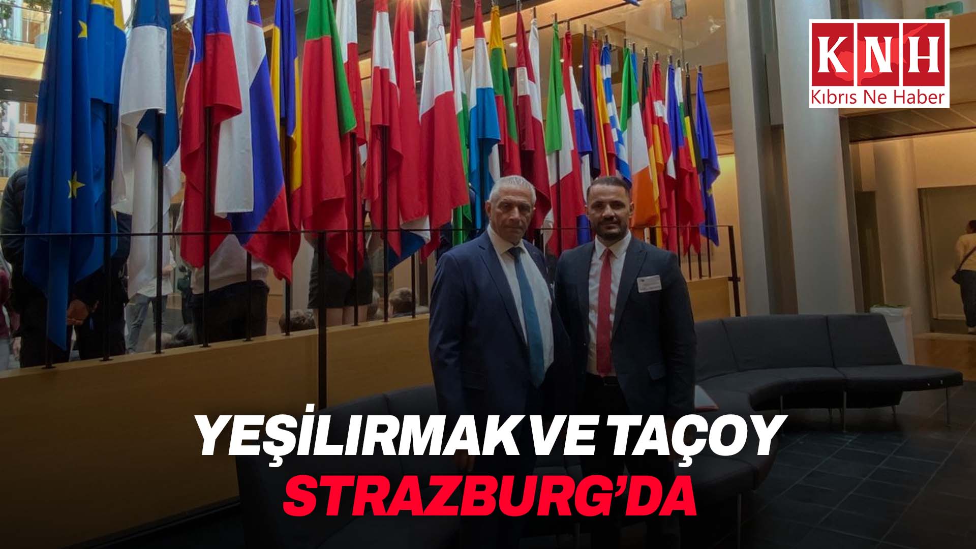 Yeşilırmak ve Taçoy, Strazburg’da temaslarda bulundu