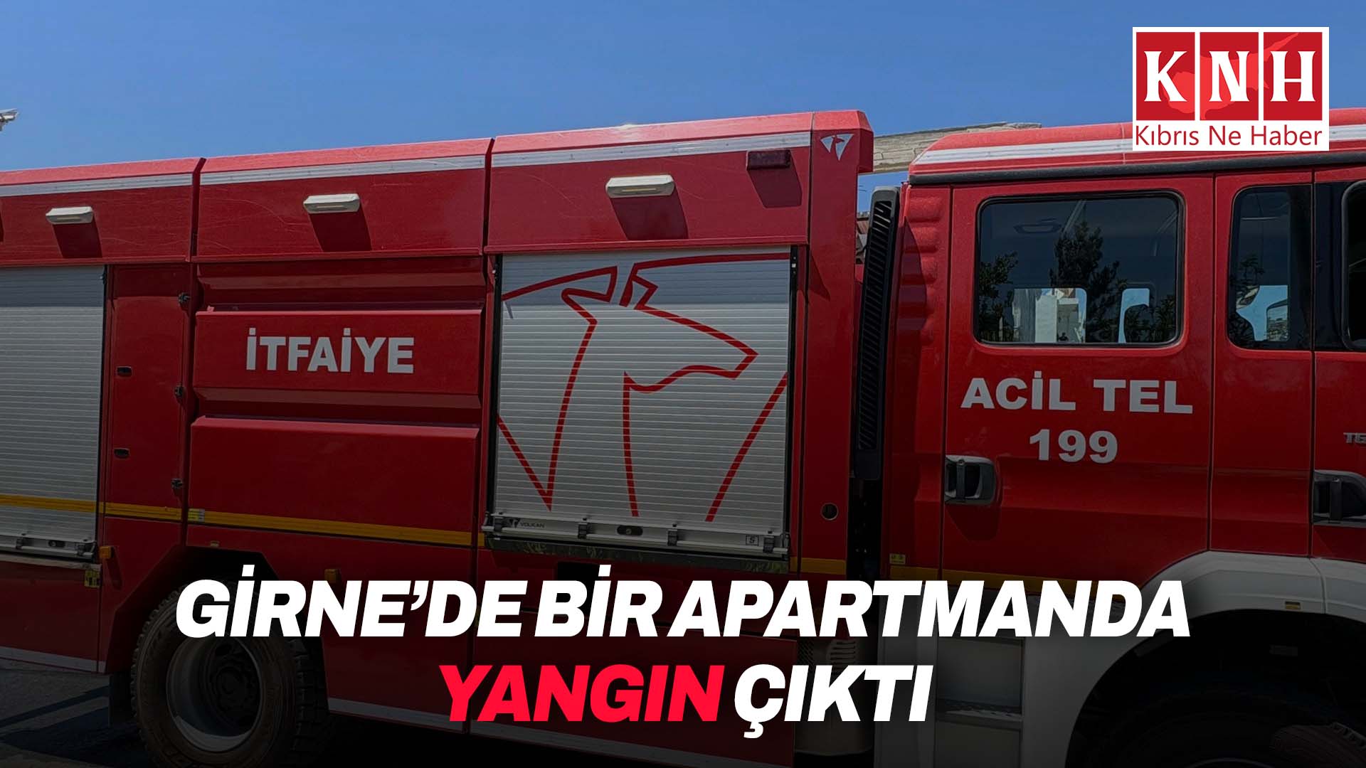 Girne’de daire yangını: Maddi hasar oluştu, yaralanan olmadı