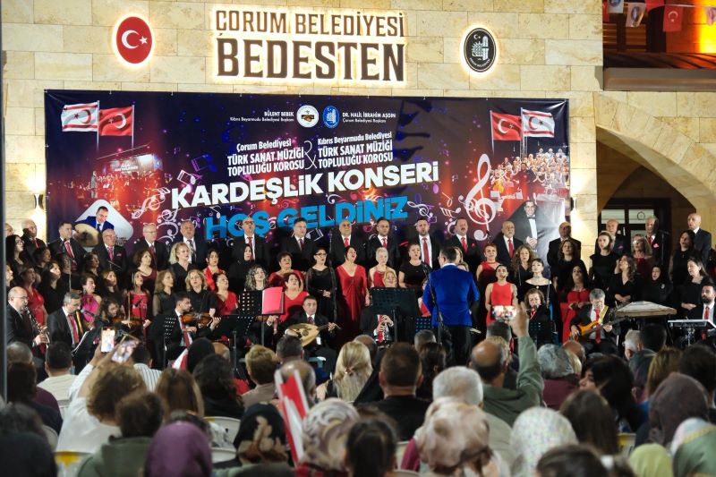 Beyarmudu Belediyesi Türk Sanat Müziği Topluluğu Korosu Kardeşlik Konseri ile Çorum’da Sahne Aldı