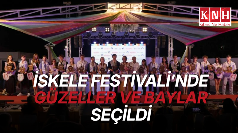 İskele’de dün akşam kostüm defilesi yapıldı…Festival Güzelleri seçildi