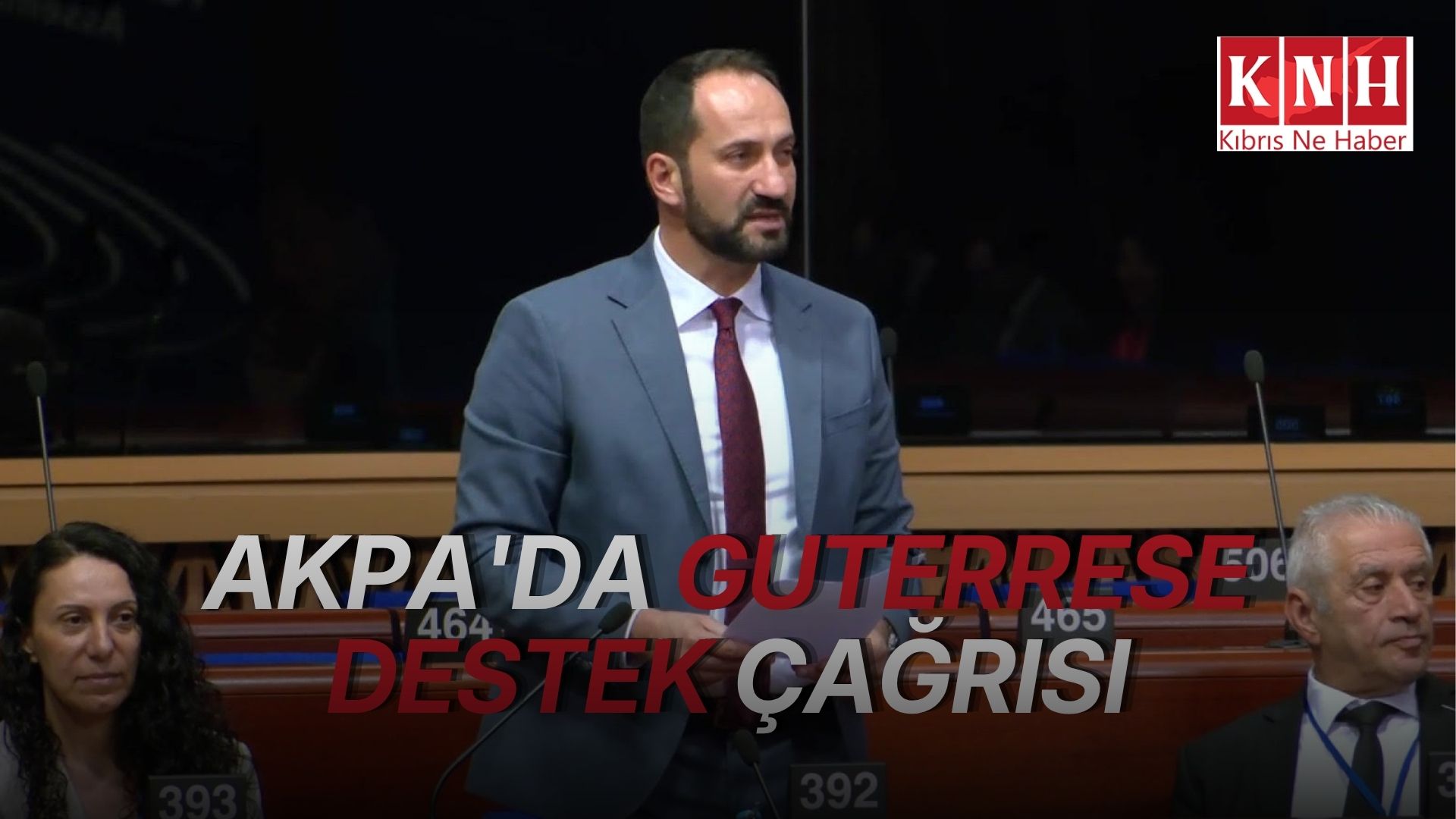 Akpa'da Candan'dan taraflara Guterrese destek çağrısı