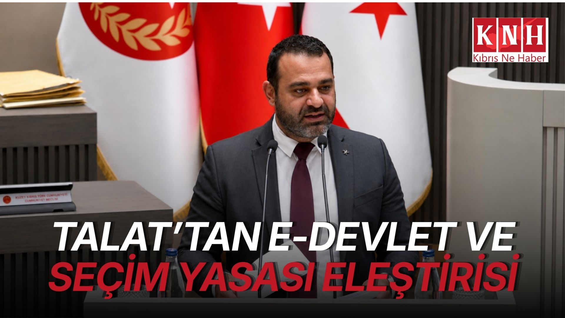 Talat’tan e-Devlet ve Seçim Yasası eleştirisi