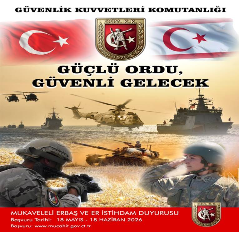 Mukaveleli erbaş ve er alımı başvurularında son gün yarın