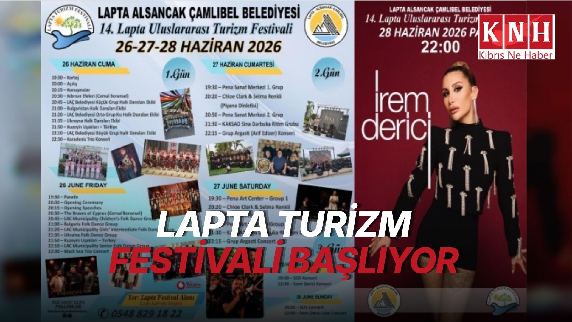 14. Lapta Uluslararası Turizm Festivali Yarın Başlıyor