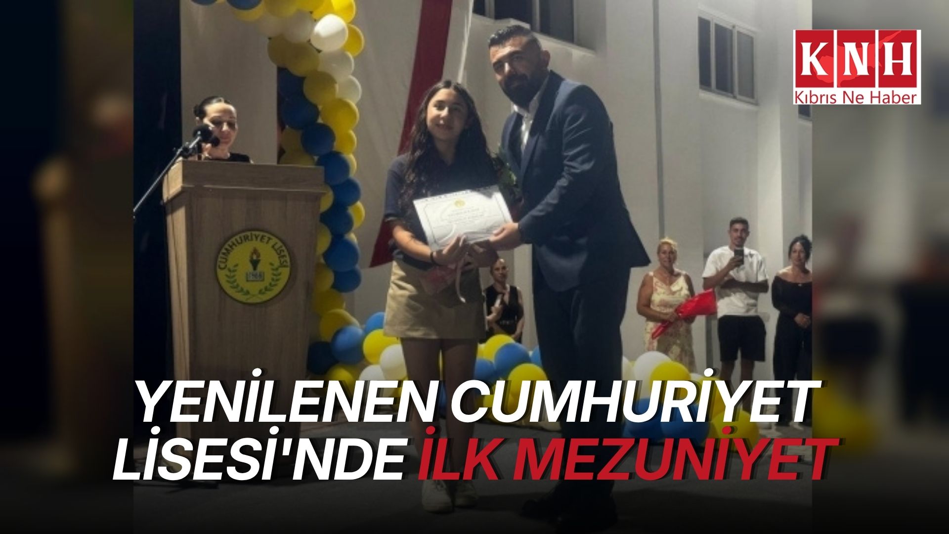 Cumhuriyet Lisesi'nde çifte gurur: Yenilenen okulda ilk mezuniyet