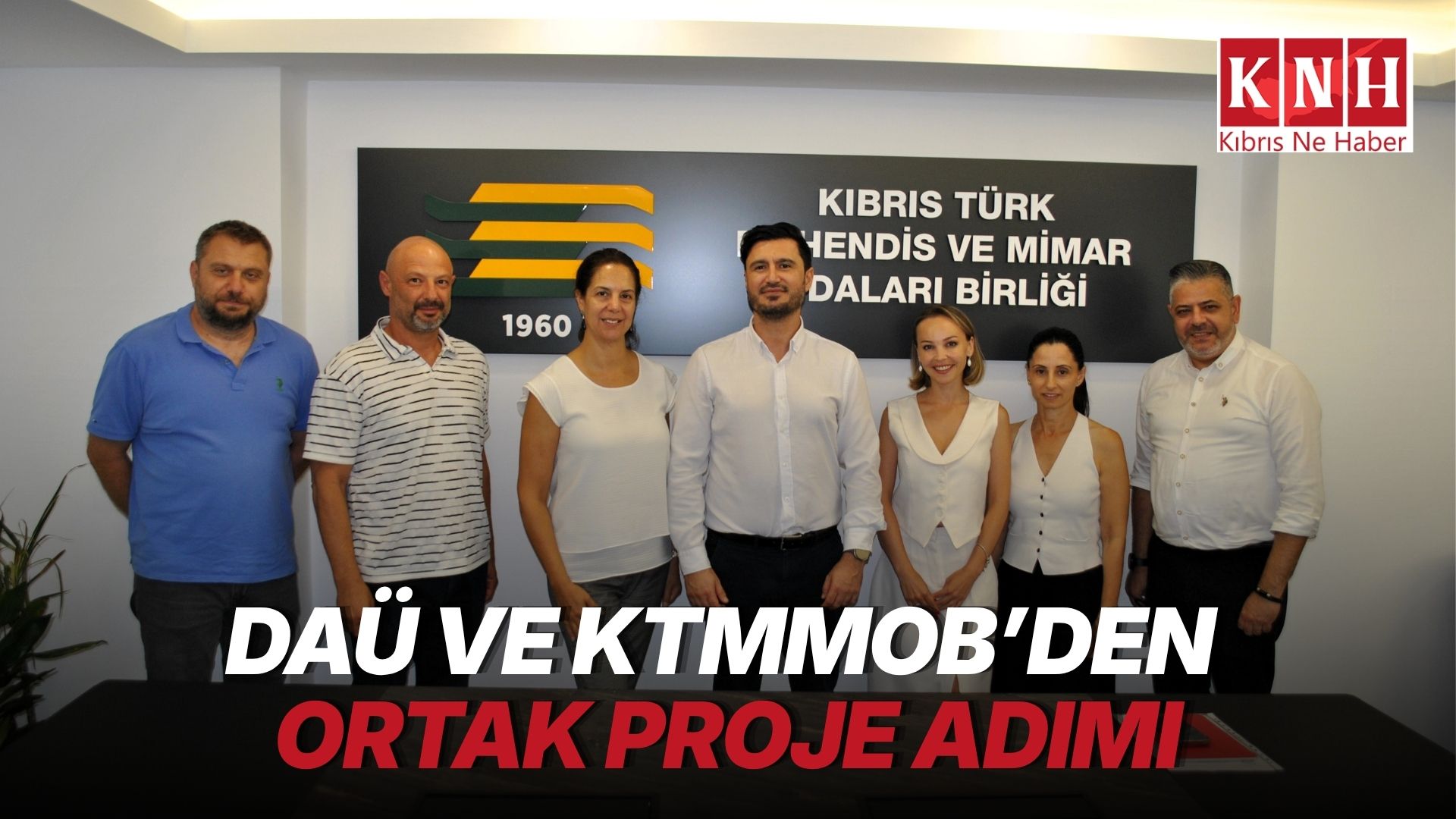 DAÜ’den KTMMOB’ye iş birliği ziyareti...