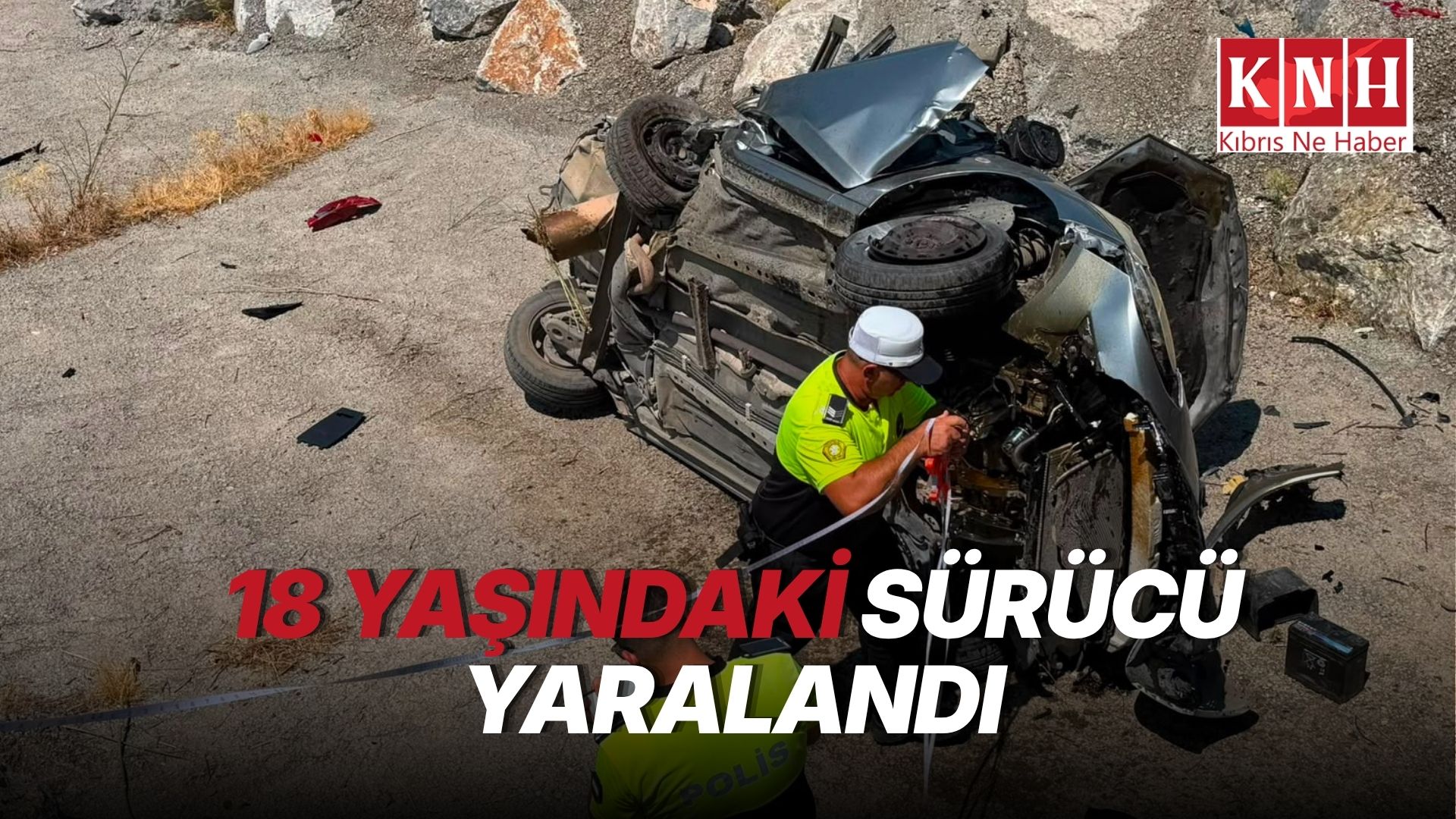 Zümrütköy’de feci kaza