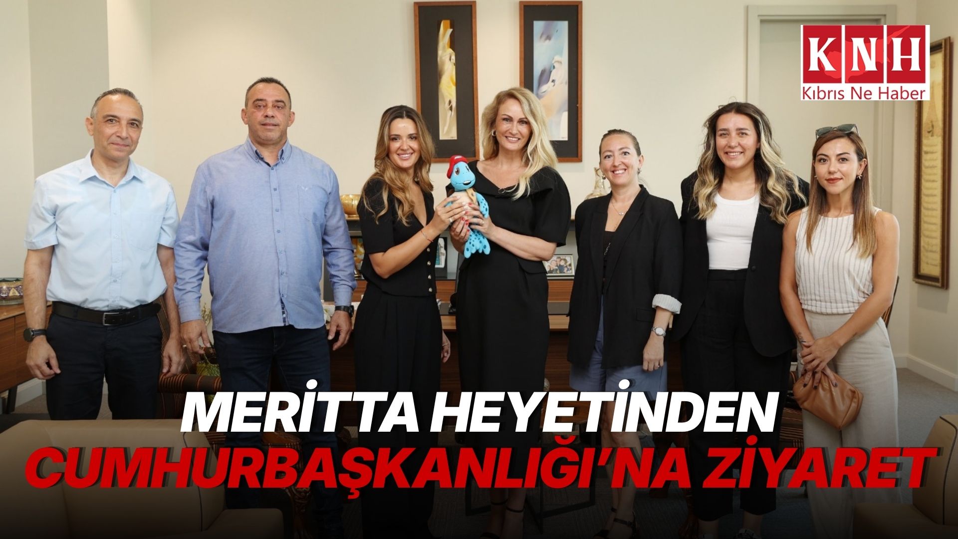 Meritta heyeti, Nilden Bektaş Erhürman'ı ziyaret etti