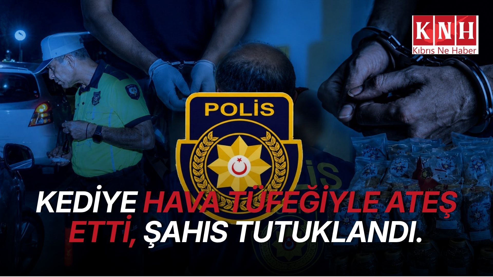 Polis haberleri... Kozanköy’de hava tüfeğiyle kediyi öldüren şahıs tutuklandı