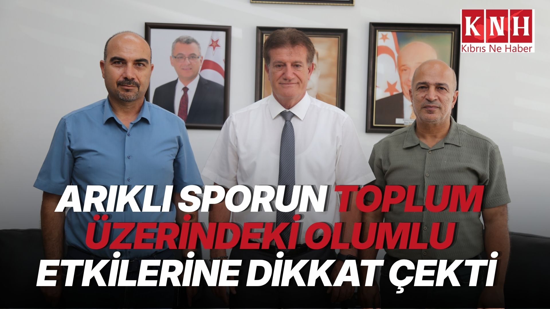 Arıklı KKTC Kickboks ve Muaythai Federasyonu yetkililerini kabul etti