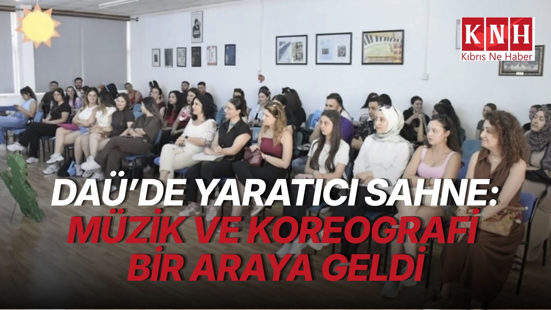 DAÜ'de okul öncesi öğretmen adaylarından dönem sonuna müzikli final