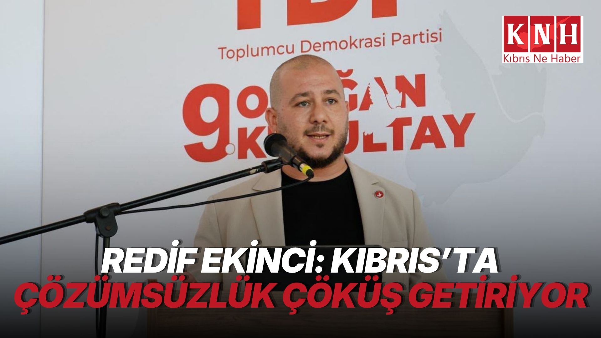 Redif Ekinci: Çözümsüzlük çöküştür, bu ülkenin iyi bir geleceğe ihtiyacı var
