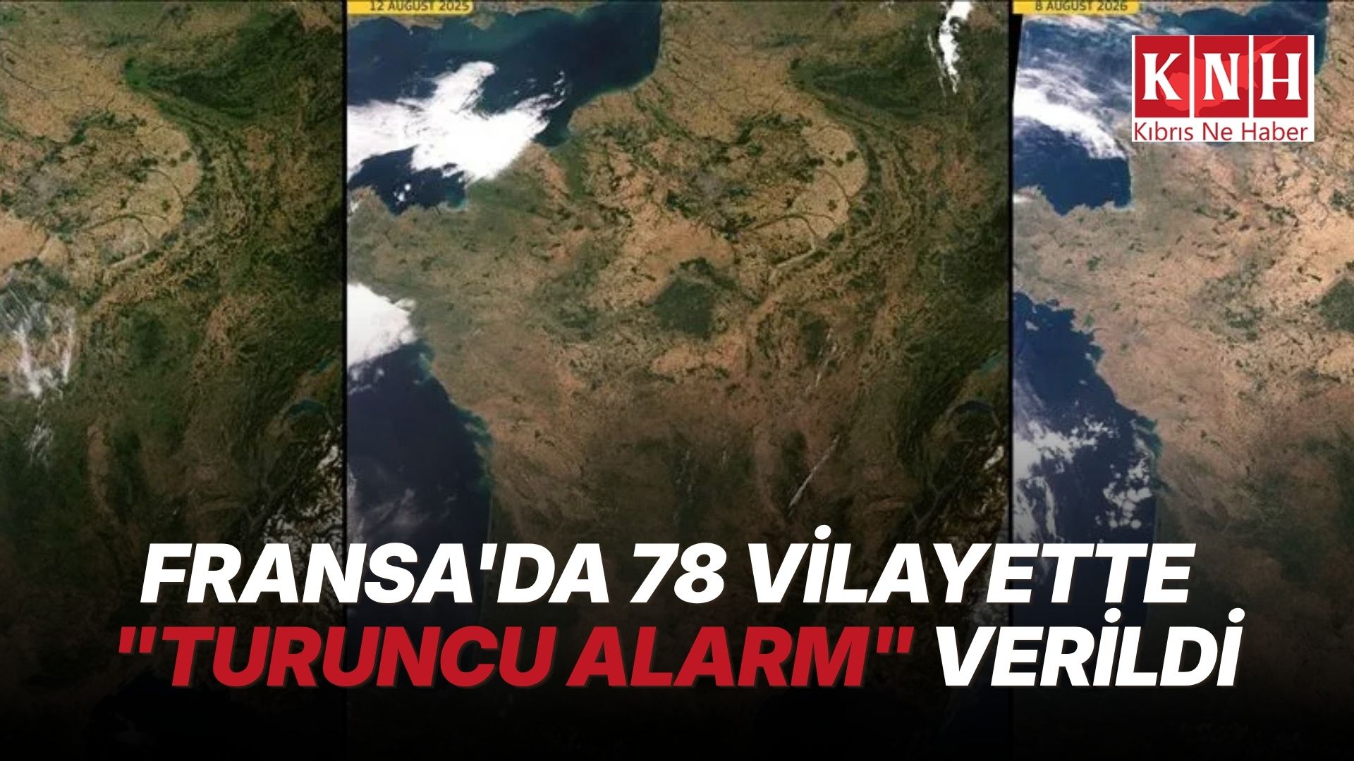 Rekor seviyede sıcaklıkların görüldüğü Fransa'da 1373 dere kurudu