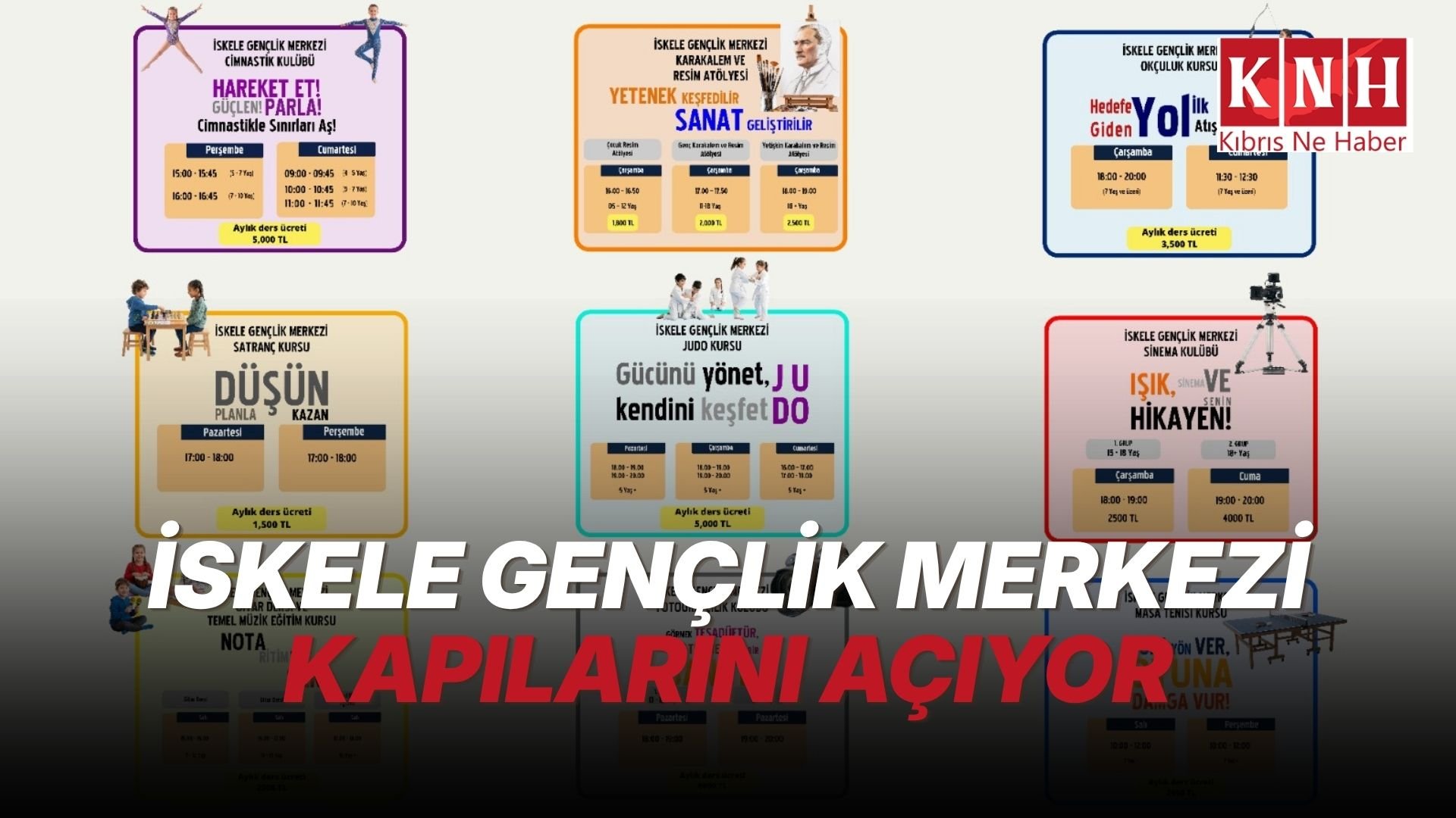 İskele Gençlik Merkezi’nde kurs ve kulüp kayıtları başladı