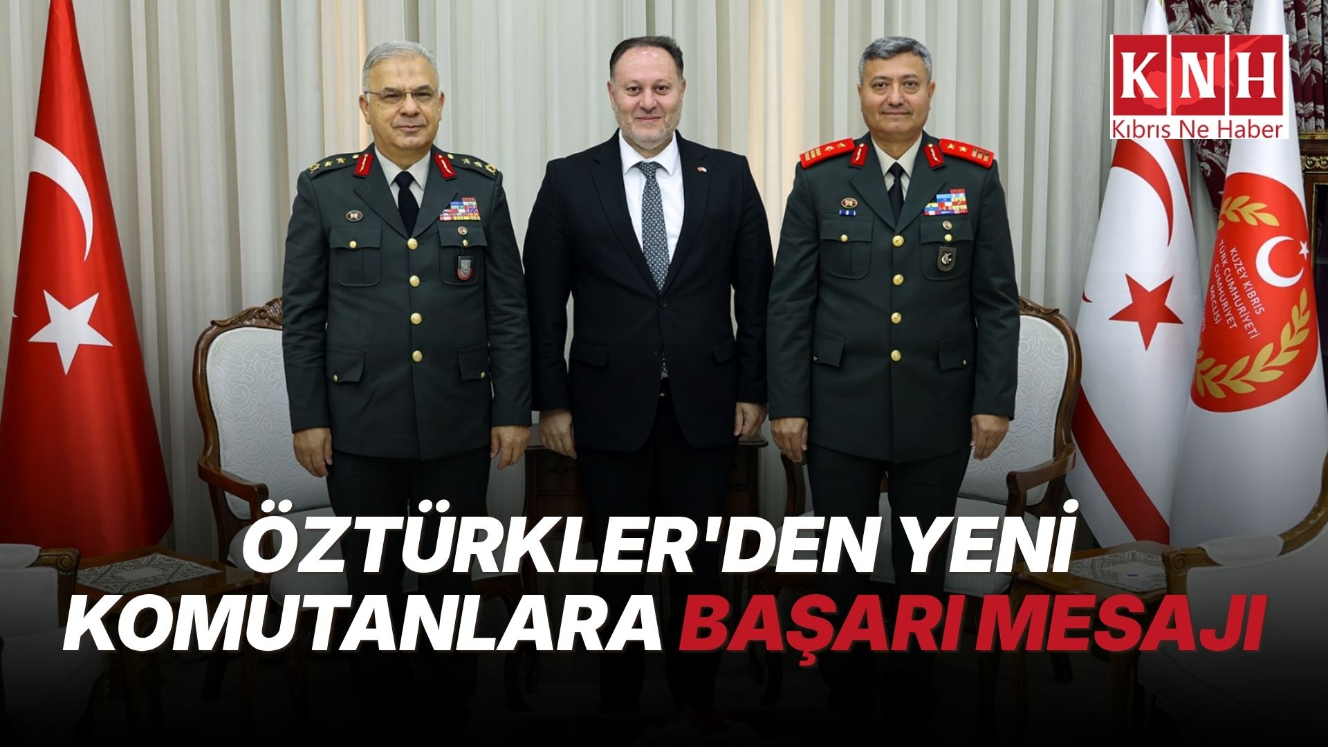 Öztürkler Korgeneral İnaltekin ile Tümgeneral Bilir'e görevinde başarılar diledi