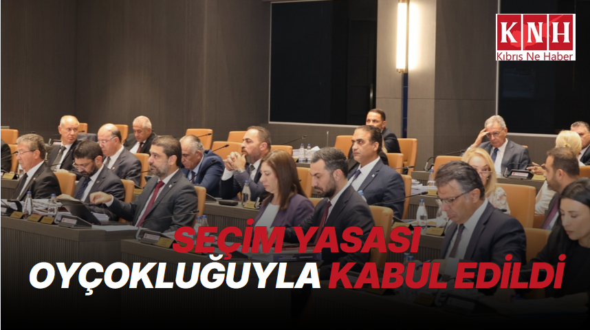 Seçim ve Halkoylaması (Değişiklik) Yasa Önerisi oyçokluğuyla kabul edildi