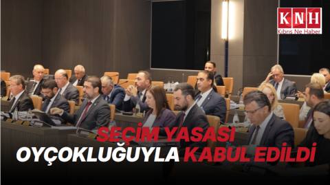 Seçim ve Halkoylaması (Değişiklik) Yasa Önerisi oyçokluğuyla kabul edildi