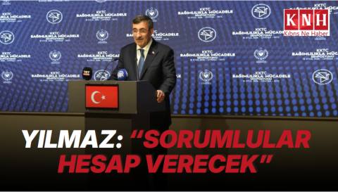 Yılmaz: “Sorumluluğu olan herkes hukuk önünde hesap verecek.”