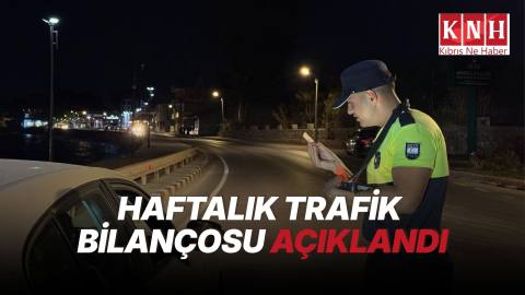 Haftalık trafik raporu: 58 kazada 23 kişi yaralandı
