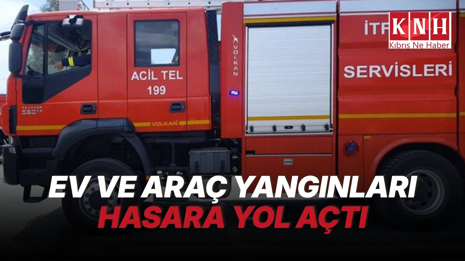 Lefkoşa'da mutfak, Geçitkale'de araç yandı