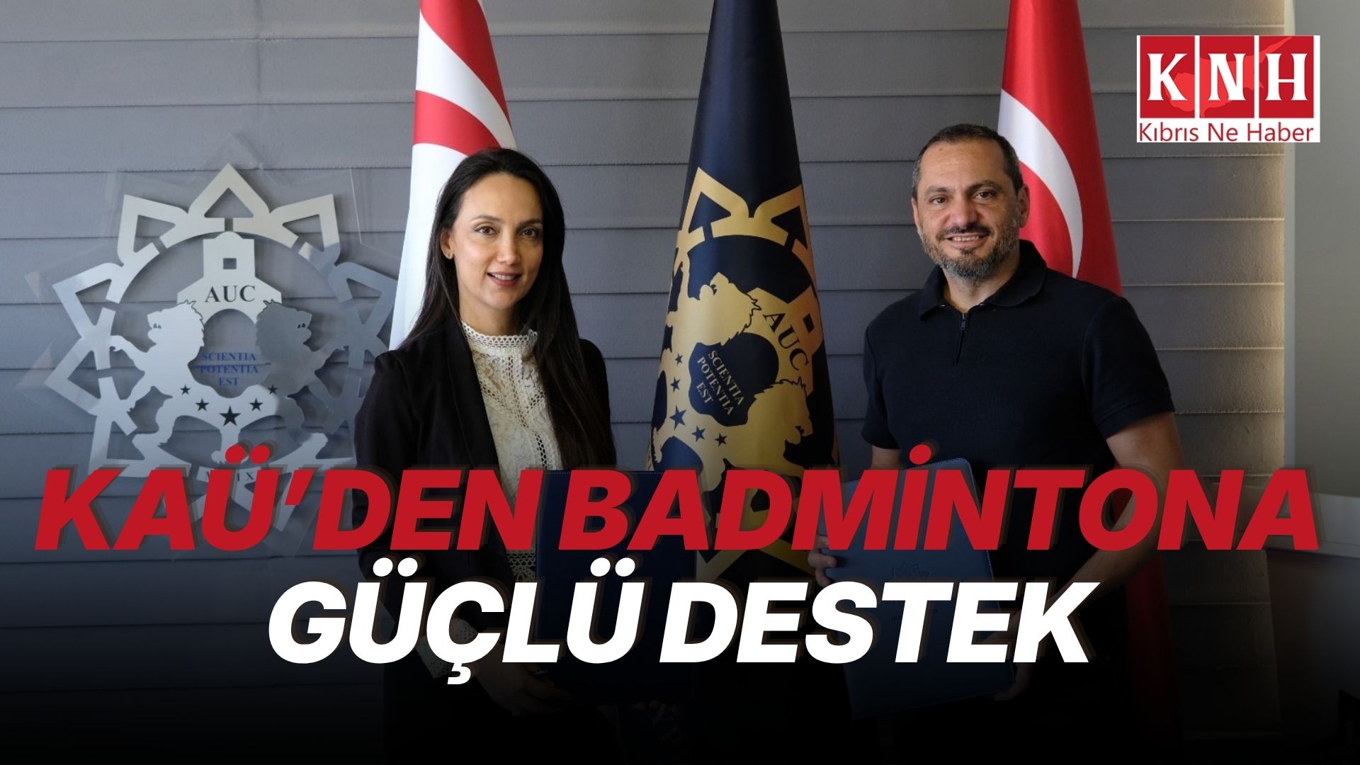 KAÜ ile Lefkoşa Badminton Kulübü arasında iş birliği protokolü imzalandı
