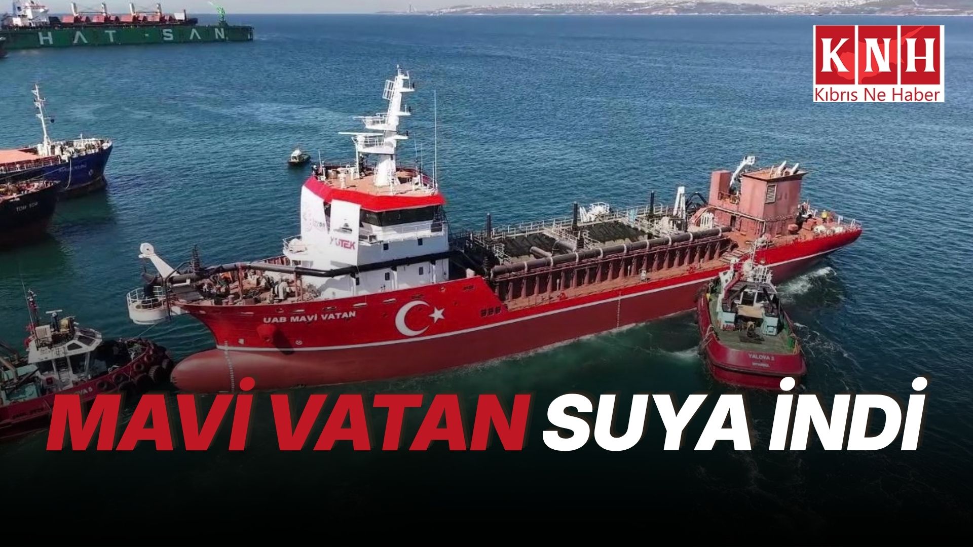 Türkiye’nin ilk yerli ve milli tarama gemisi suya indirildi