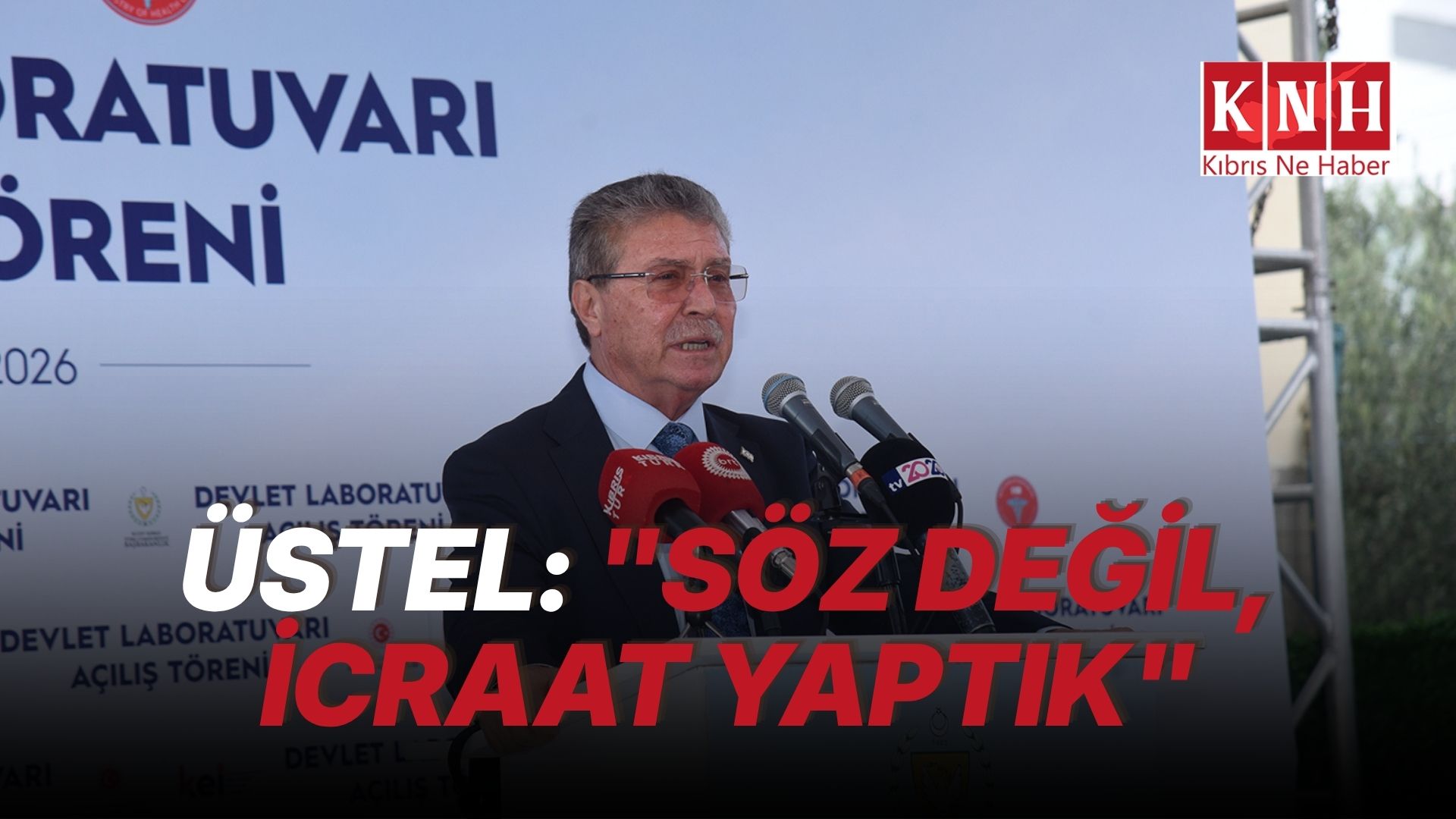 Başbakan Üstel: “Yeni Devlet Laboratuvarı çağdaş cihazlarla donatıldı”