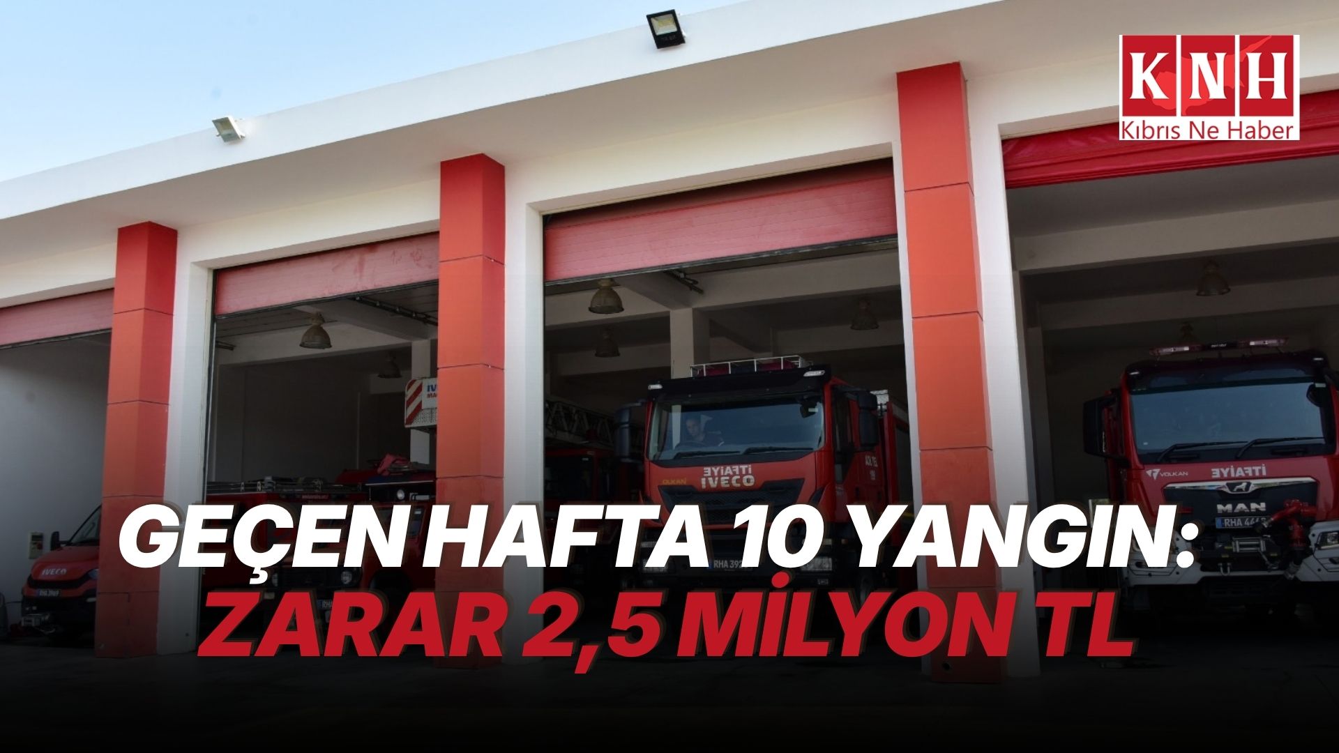 Ülkede geçen hafta 10 yangın, 17 özel servis olayı meydana geldi