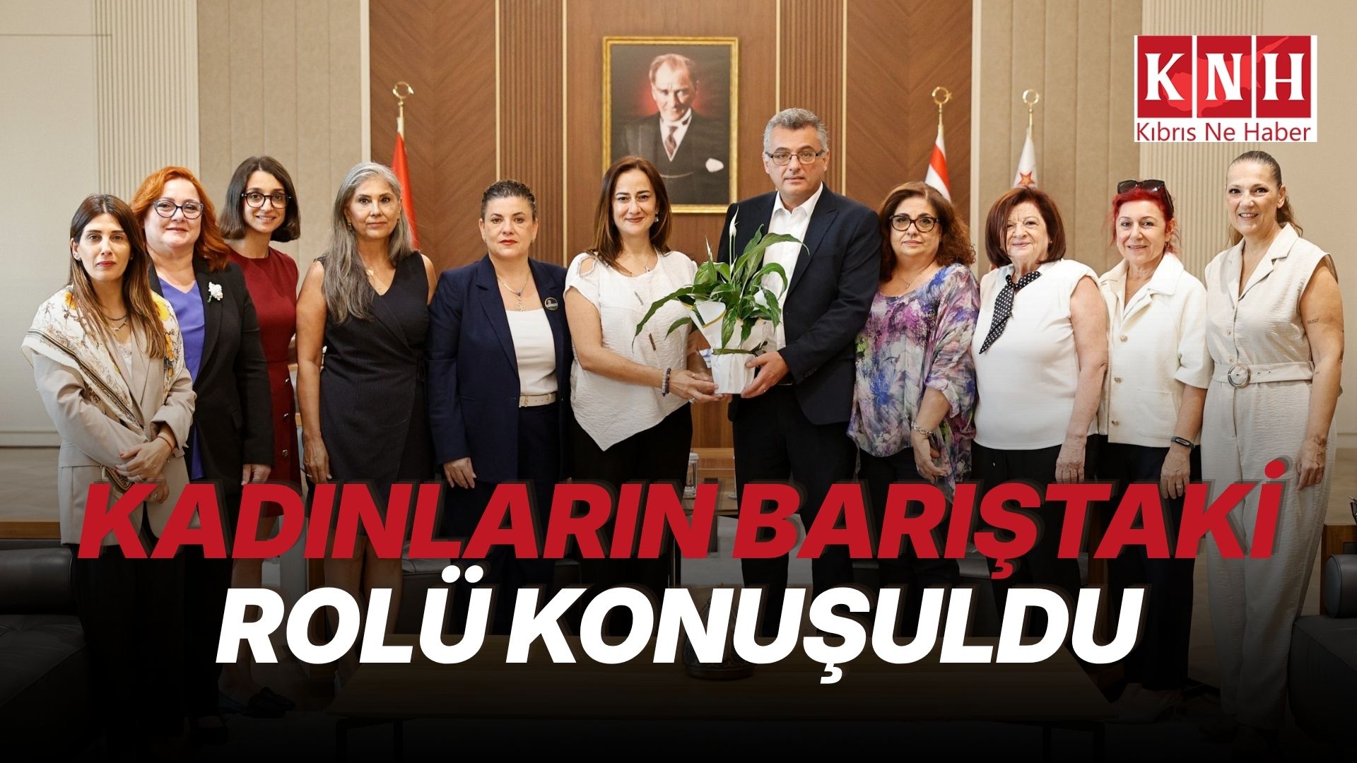 CTP Kadın Örgütü’nden Cumhurbaşkanı Erhürman’a ziyaret