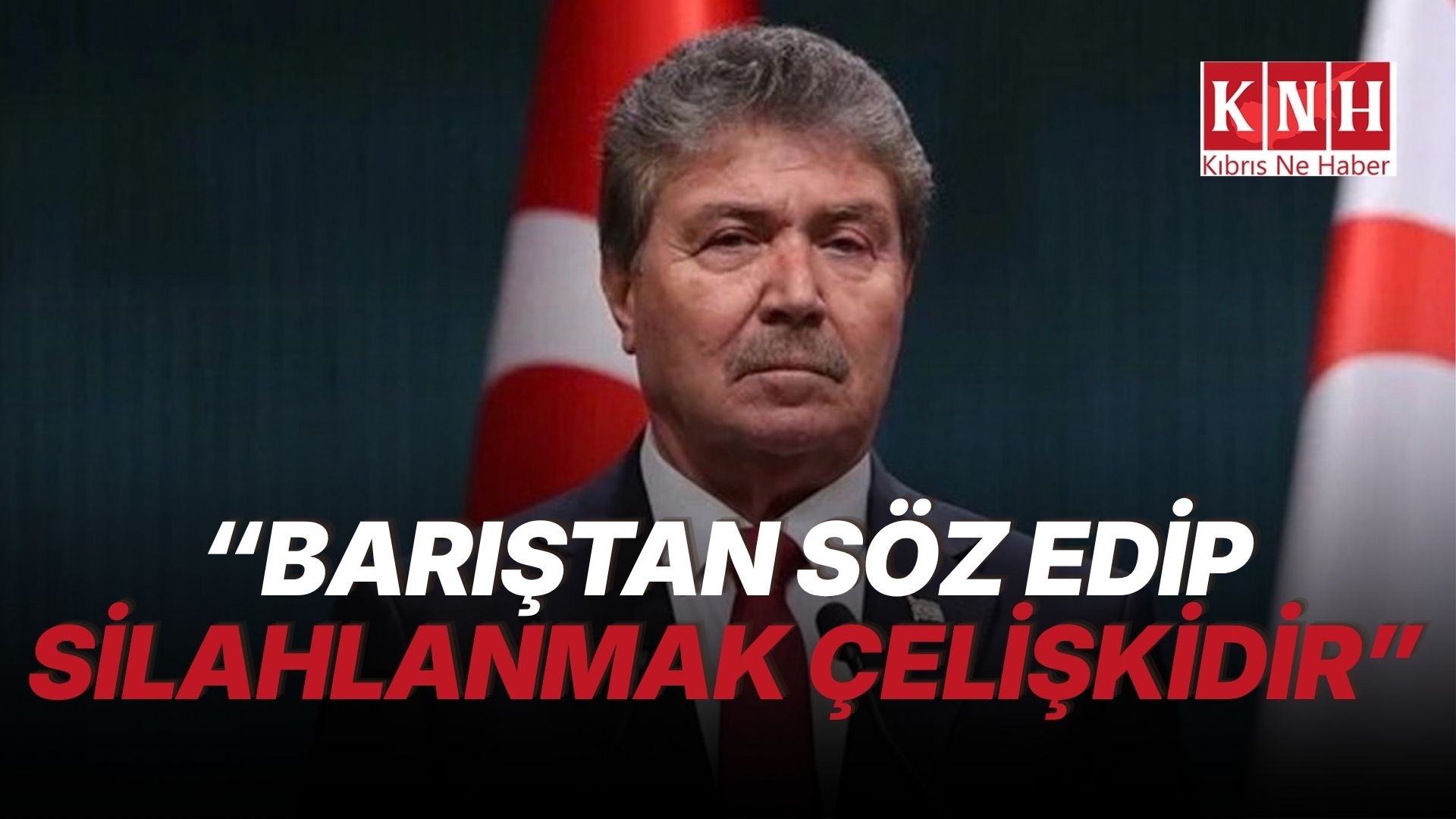 Üstel: “Kıbrıs Türk halkı tehditlerle, silahlanmayla ve tarihi çarpıtan söylemlerle haklarından vazgeçirilemez”