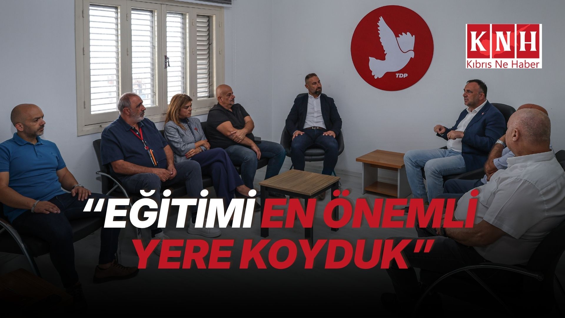 TDP, KTÖS heyetini kabul etti