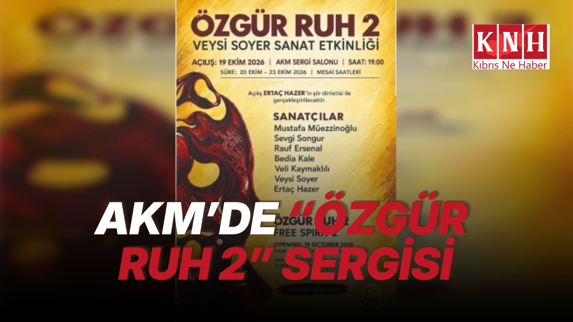 "Özgür Ruh 2" 19 Ekim'de sanatseverlerle buluşacak