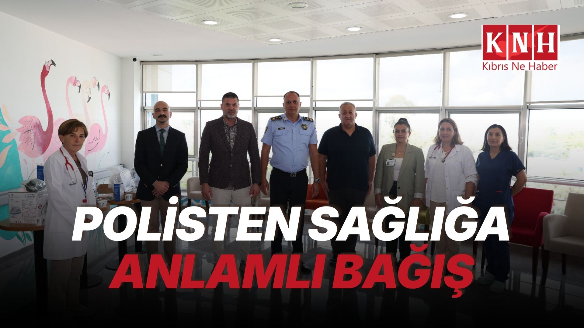 Polis mensuplarından çocuk onkoloji servisine katkı