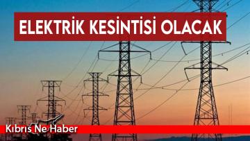 Girne’de 5 saatlik elektrik kesintisi!