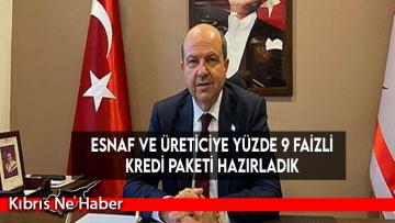 Başbakan Tatar: Esnaf ve üreti̇ci̇ye yüzde 9 fai̇zli̇ kredi̇ paketi̇ hazırladık