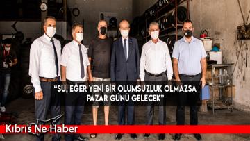 “Su, eğer yeni bir olumsuzluk olmazsa pazar günü gelecek”