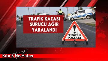 Bankete Düşen Su tankeri Devrildi… Sürücü Ağır Yaralandı!