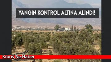 Yangın kontrol altına alındı!