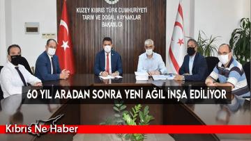 60 yıl aradan sonra yeni ağıl inşa ediliyor