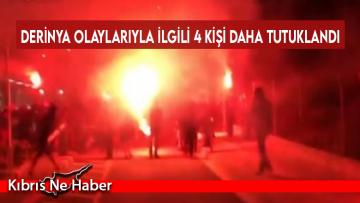 Derinya olaylarıyla ilgili 4 kişi daha tutuklandı