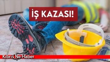 Karşıyaka’da inşaatta çalışan Sumru, 2.80 metreden düşerek yaralandı